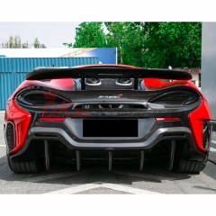 OEM 600LT Style Dry Carbon Fiber Rear Bumper For Mclaren 600LT 2018-2020