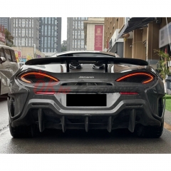 OEM 600LT Style Dry Carbon Fiber Rear Spoiler Wing For Mclaren 600LT 2018-2020
