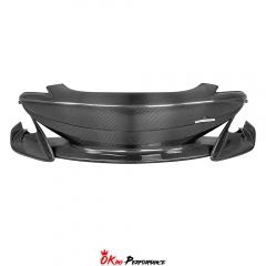 OEM 600LT Style Dry Carbon Fiber Front Bumper For Mclaren 600LT 2018-2020