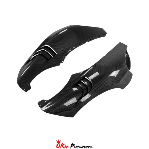 MSO Style Dry Carbon Fiber Front Fenders For Mclaren 600LT 2018-2020