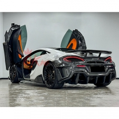 OEM 600LT Style Dry Carbon Fiber Rear Bumper For Mclaren 600LT 2018-2020