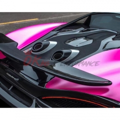 OEM 600LT Style Dry Carbon Fiber Rear Engine Hood Lid Cover For Mclaren 600LT 2018-2020