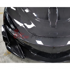 OEM 600LT Style Dry Carbon Fiber Front Bumper For Mclaren 600LT 2018-2020