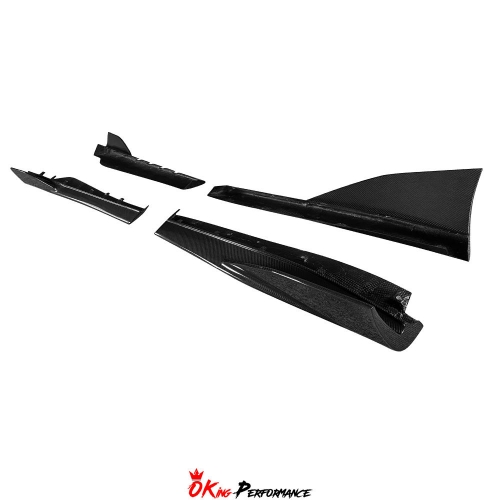 OEM 600LT Style Dry Carbon Fiber Side Skirts For Mclaren 600LT 2018-2020