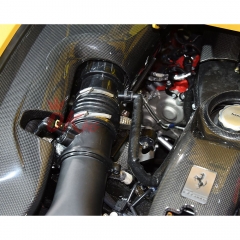 Dry Carbon Fiber Engine Bay Panels Set Replacement For Ferrari F8 Spider 2019-2022