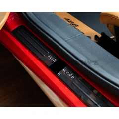 Dry Carbon Fiber Interiors Kits Door Sills For Ferrari F8 Tributo Spider 2019-2022
