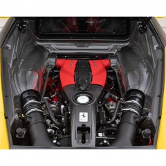 Dry Carbon Fiber Engine Bay Panels Set Replacement For Ferrari F8 Tributo 2019-2022