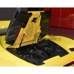 Dry Carbon Fiber Engine Bay Panels Set Replacement For Ferrari F8 Spider 2019-2022