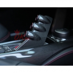 Pista Upgrade Dry Carbon Fiber Interiors Kit Center Console Bridge For Ferrari F8 Spider 2019-2022