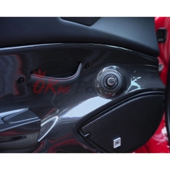 Dry Carbon Fiber Door Panel For Ferrari F8 Tributo Spider 2019-2022