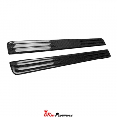 Dry Carbon Fiber Interiors Kits Door Sills For Ferrari F8 Tributo Spider 2019-2022