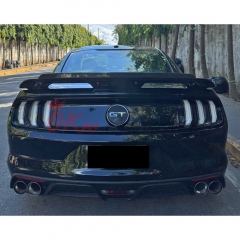 GT500 Style Carbon Fiber Trunk Spoiler For Ford Mustang 2015-2017