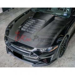 GT500 style Carbon Fiber (CFRP) Hood For Ford Mustang 2015-2017