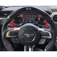 Customize Style Steering Wheel With LED Shift Light (perforated ) For Ford Mustang 2015-2017