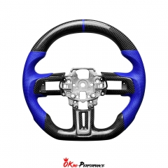 Customize Style Steering Wheel (Alcantara) For Ford Mustang 2015-2017