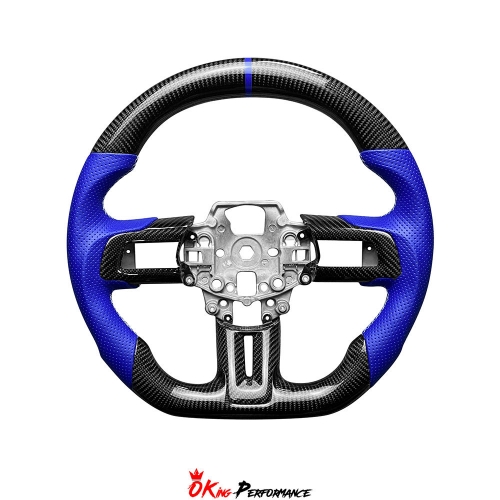 Customize Style Steering Wheel (Alcantara) For Ford Mustang 2015-2017