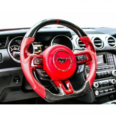 Customize Style Steering Wheel (Alcantara) For Ford Mustang 2015-2017