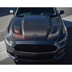 CV Style Carbon Fiber Hood For Ford Mustang 2015-2017
