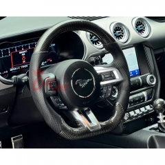 Customize Style Steering Wheel (Alcantara) For Ford Mustang 2015-2017