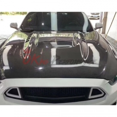 C Style Carbon Fiber Hood For Ford Mustang 2015-2017