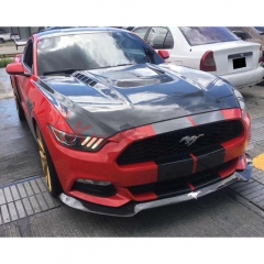 C Style Carbon Fiber Hood For Ford Mustang 2015-2017