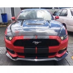 C Style Carbon Fiber Hood For Ford Mustang 2015-2017