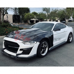 Vent Style Carbon Fiber Hood For Ford Mustang Gen6 S550.2 2018-2023