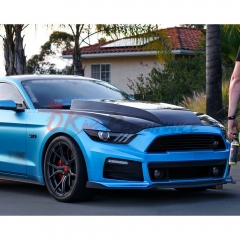 Supercharged Style Carbon Fiber Cowl Hood For Ford Mustang Gen6 S550.1 2015-2017