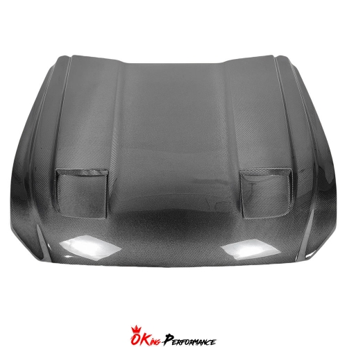 OKing Style Carbon Fiber Hood For Ford Mustang Gen6 S550.1 2015-2017