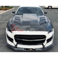 Vent Style Carbon Fiber Hood For Ford Mustang Gen6 S550.2 2018-2023