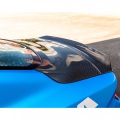 High Kick SA Style Carbon Fiber Rear Spoiler Trunk Base Lid For Ford Mustang Gen7 S650 2024-On