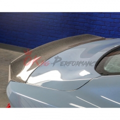 High Kick SA Style Carbon Fiber Rear Spoiler Trunk Base Lid For Ford Mustang Gen7 S650 2024-On