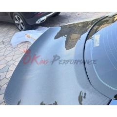 High Kick SA 1 Piece Style Carbon Fiber Rear Trunk Boot Lid For Ford Mustang Gen7 S650 2024-On