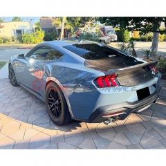 High Kick SA 1 Piece Style Carbon Fiber Rear Trunk Boot Lid For Ford Mustang Gen7 S650 2024-On