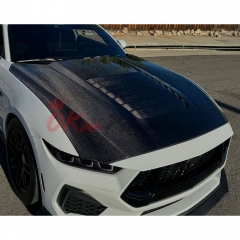 GT500 Style Carbon Fiber Hood For Ford Mustang Gen7 S650 2024-On