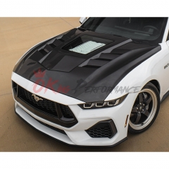Transparent Style Carbon Fiber Hood For Ford Mustang Gen7 S650 2024-On