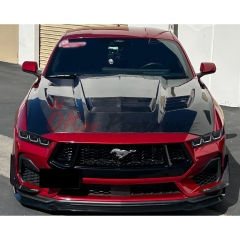 Shelby Style Carbon Fiber Hood For Ford Mustang Gen7 S650 2024-On