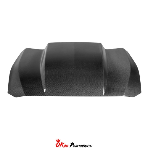thumbnail image 2 of Chrome Trim Molding Shop Flexible Carbon Fiber Hood Trim Kit – For Ford 2010-2023 – Black Adhesive 2 of 2