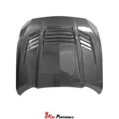 Shelby Style Carbon Fiber Hood For Ford Mustang Gen7 S650 2024-On