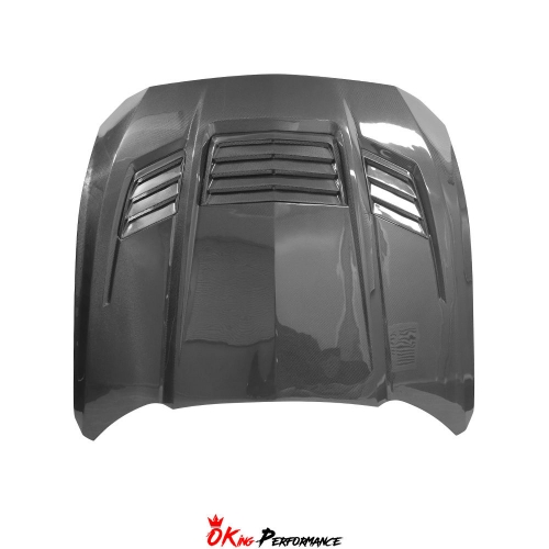 Shelby Style Carbon Fiber Hood For Ford Mustang Gen7 S650 2024-On