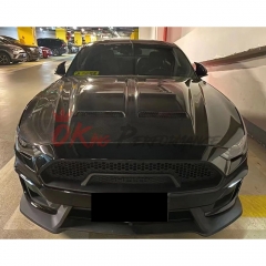 Super Snake Style Carbon Fiber Hood For Ford Mustang Gen6 S550.1 2015-2017
