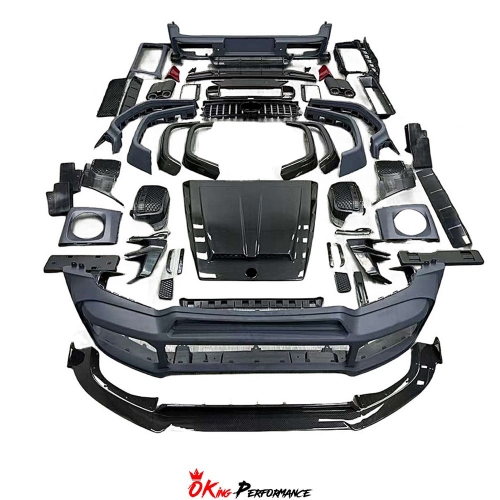 Convert Rocket G900 Style PP Body Kit With Dry Carbon Fiber Aero Kit For Mercedes Benz G Class W464 AMG G63 G500 G550 2018-2024