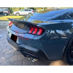High Kick SA 1 Piece Style Carbon Fiber Rear Trunk Boot Lid For Ford Mustang Gen7 S650 2024-On