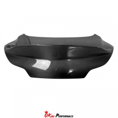 Duck Tail Style Dry Carbon Fiber Rear Trunk Boot Lid For INFINITI G37 Coupe 2008-2015