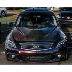 GTS Style Carbon Fiber Engine Bonnet Hood For INFINITI G37 Coupe 2008-2015
