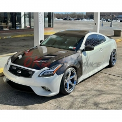 Amuse Style Carbon Fiber Engine Bonnet Hood For INFINITI G37 Coupe 2008-2015