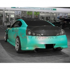 Duck Tail Style Carbon Fiber Rear Trunk Boot Lid For INFINITI G37 Coupe 2008-2015