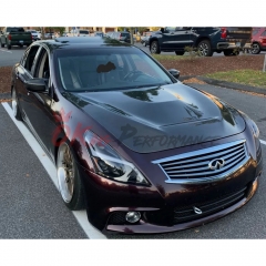 GTS Style Carbon Fiber Engine Bonnet Hood For INFINITI G37 Coupe 2008-2015