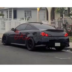 HighKick Style Carbon Fiber Rear Trunk Boot Lid For INFINITI G37 Coupe 2008-2015