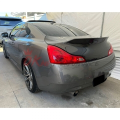 HighKick Style Carbon Fiber Rear Trunk Boot Lid For INFINITI G37 Coupe 2008-2015